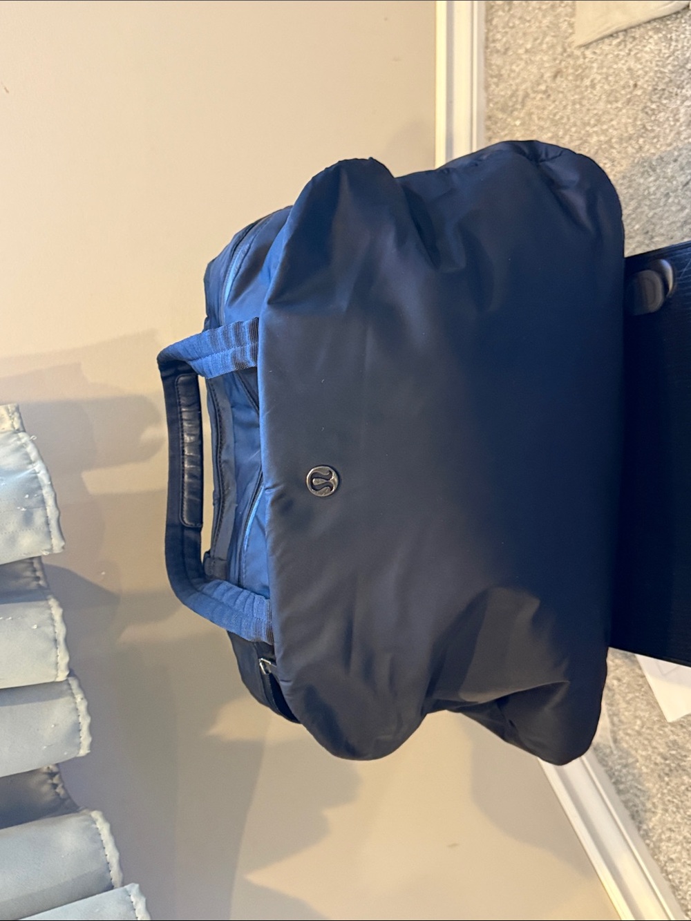lululemon athletica Navy Duffel Bag